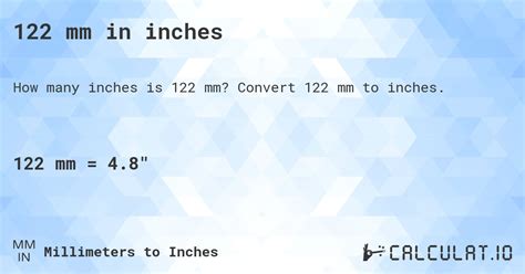 122mm to inches|convert 122mm to inches.